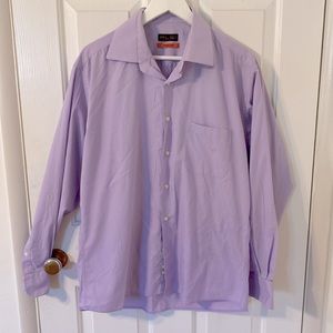 Size large mens button up dress shirt.